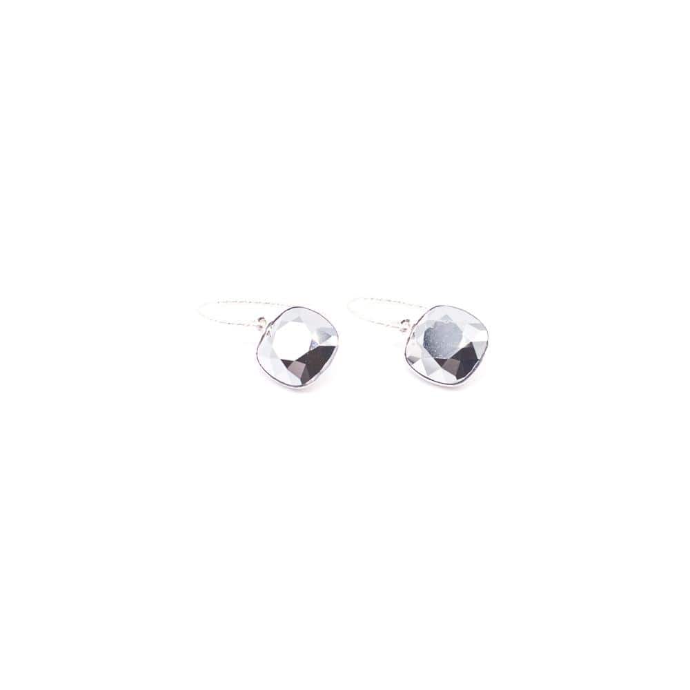 lady grey beads earrings dazzling lady grey swarovski crystal earrings